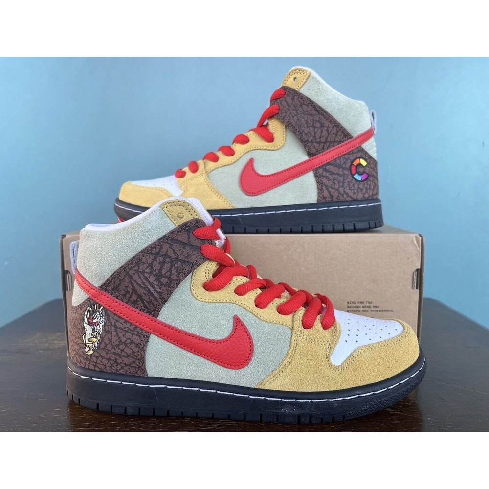 Nike SB Dunk High Pro ISO "Kebab & Destroy" Men's Size 8/Women's 9.5 CZ2205-700